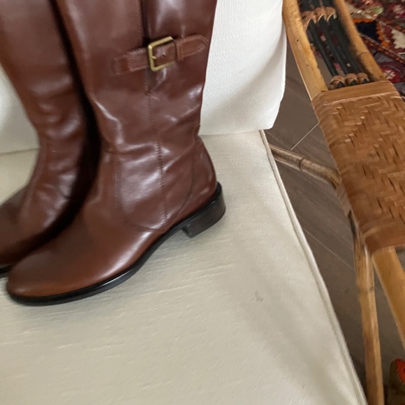 Ecco Hobart 25 Buckle Leather Knee Boots size 40 - Picture 6 of 7